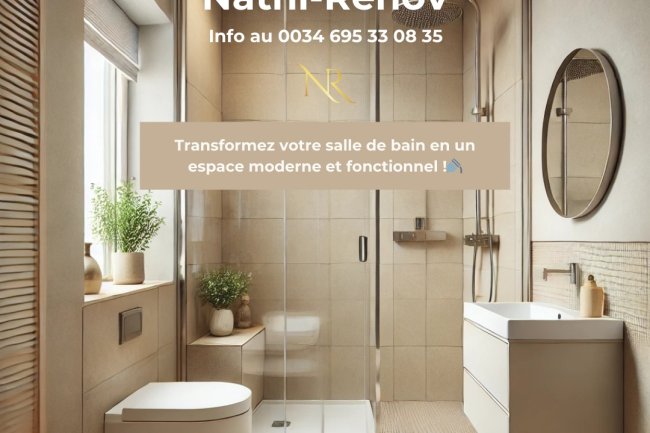 Création et Rénovation de salle de bain sur la Costa del Sol