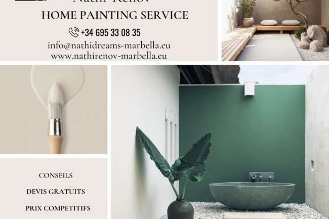 Peintures extérieures sur la Costa del Sol