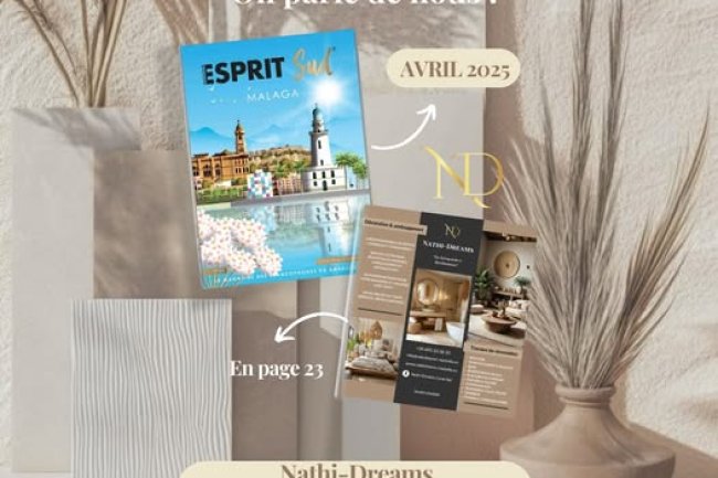 Nathi-Dreams, votre agence immobilière francophone, dans Esprit Sud Magazine