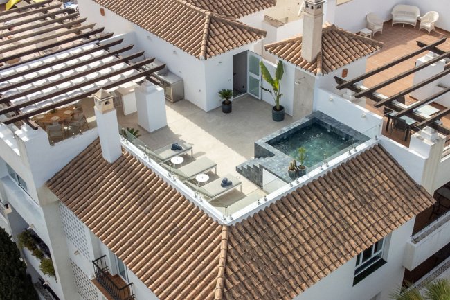 Immobilière Puerto Banus - Penthouse Duplex 3 chambres à vendre sur Puerto Banus (Marbella)