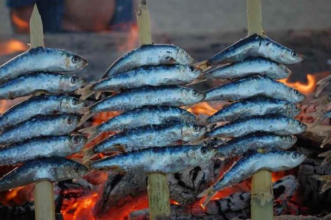 Espetos de sardinas