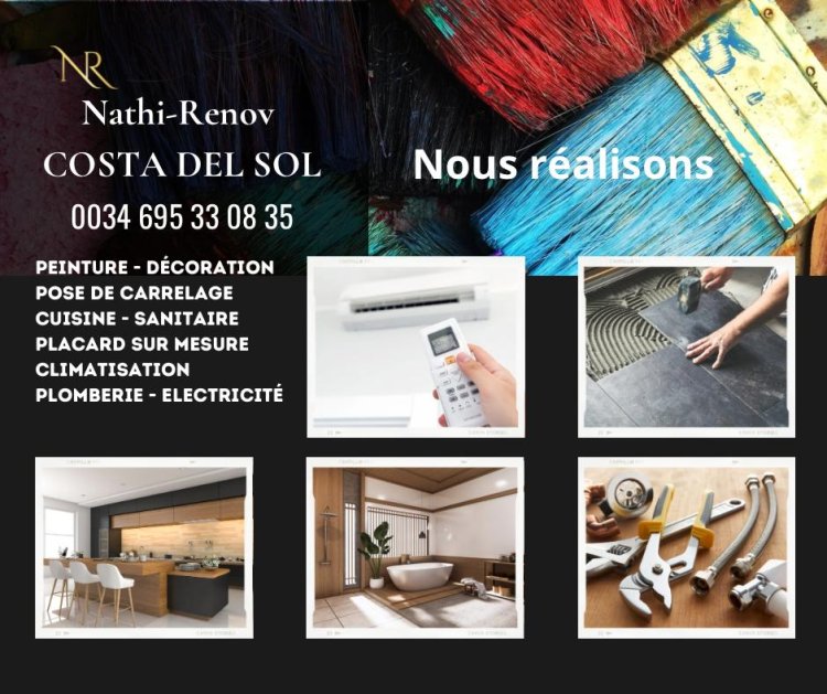 Entreprise de travaux et de rénovation sur la Costa del Sol