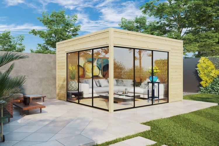 Quelques modèles de chalet en bois à toit plat pour la Costa del Sol