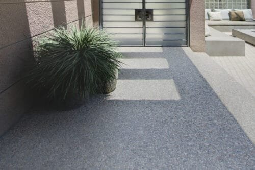 Tapis de pierre pour terrasse extérieure sur la Costa del Sol