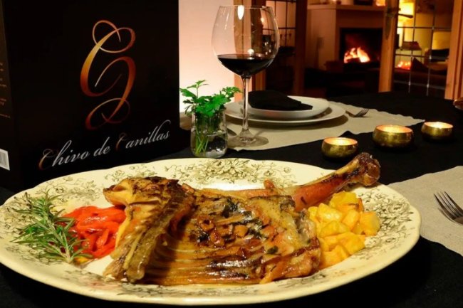 Chivo al homo ou chèvre de lait de Malaga