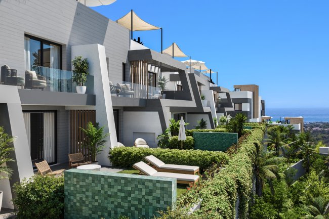 Nouveau projet immobilier à Elviria sur la Costa del Sol - Maison de ville 3 & 4 chambres- Immo Marbella| Nathi Dreams