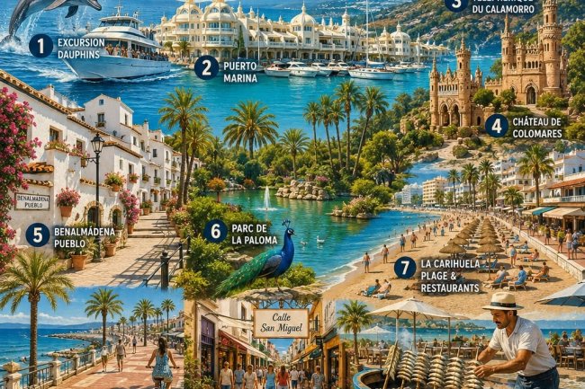 Les 10 incontournables à faire à Benalmádena et Torremolinos | Guide Costa del Sol