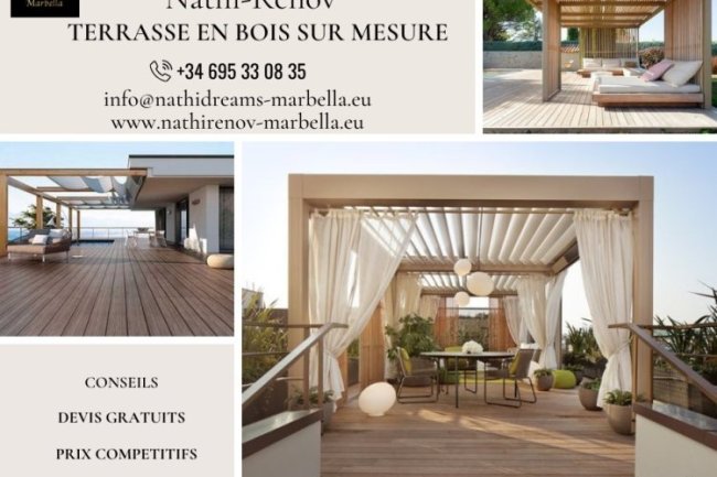 Terrasse en bois en Andalousie : essences, avantages & entretien